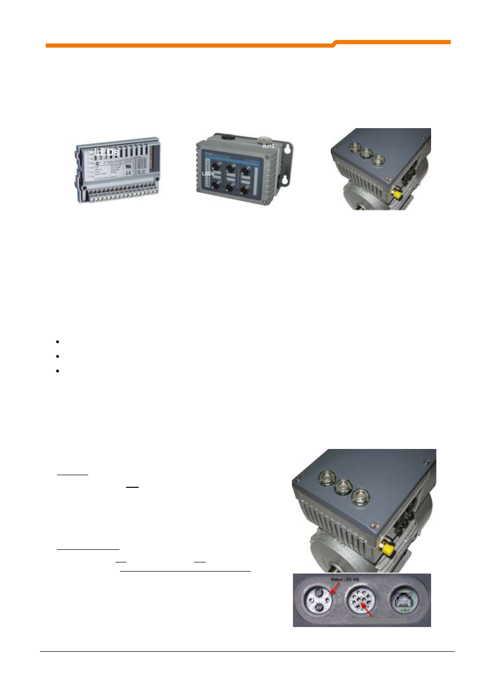 3 displays and diagnosis, 1 led displays, 1 device-specific display versions | Device-specific display versions | NORD Drivesystems BU0220 User Manual | Page 29 / 100