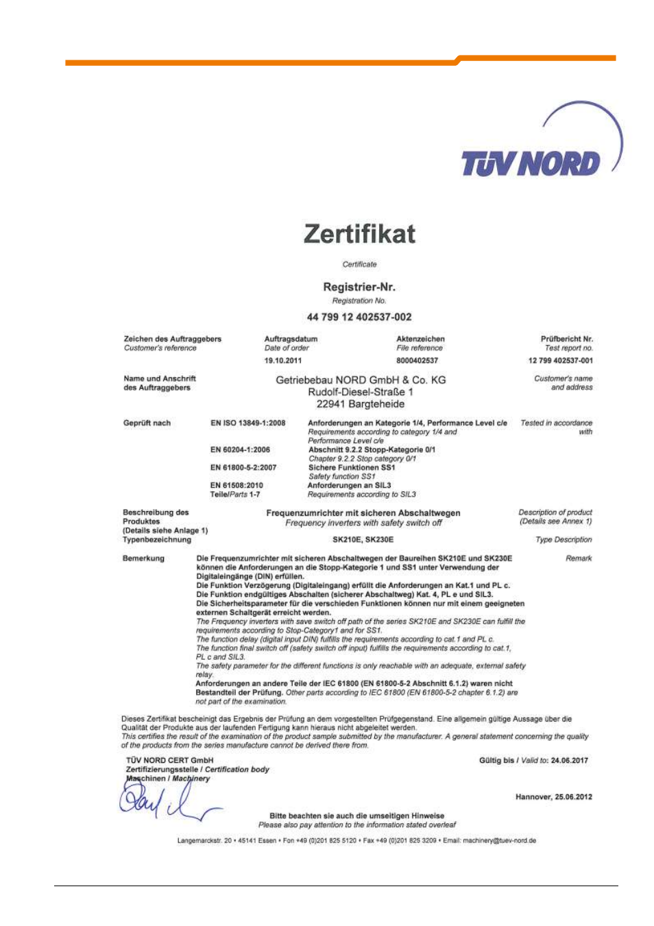 NORD Drivesystems BU0230 User Manual | Page 17 / 76