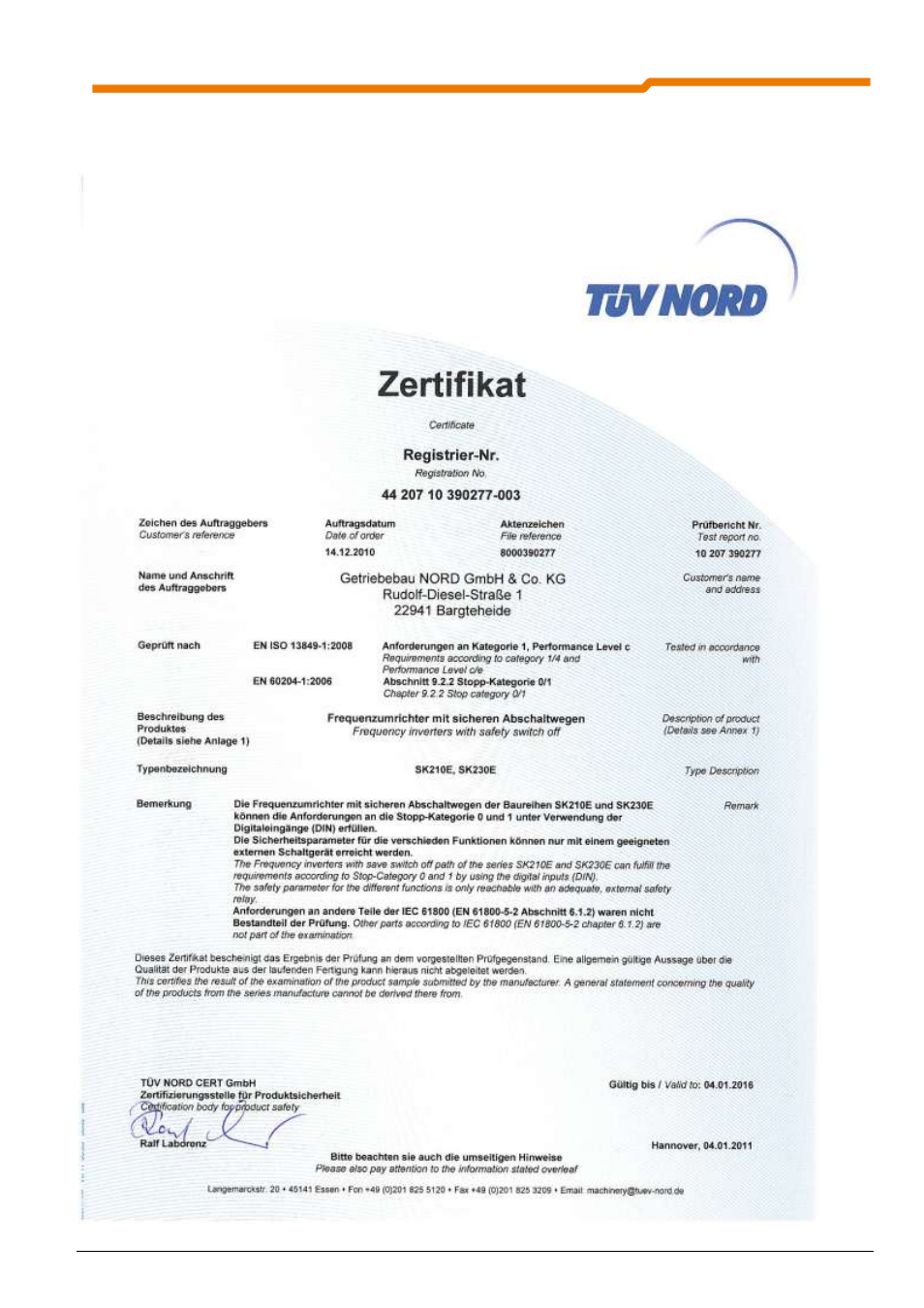 NORD Drivesystems BU0230 User Manual | Page 21 / 76