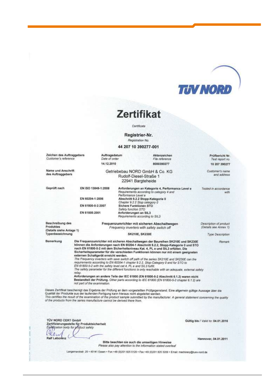 NORD Drivesystems BU0230 User Manual | Page 9 / 76