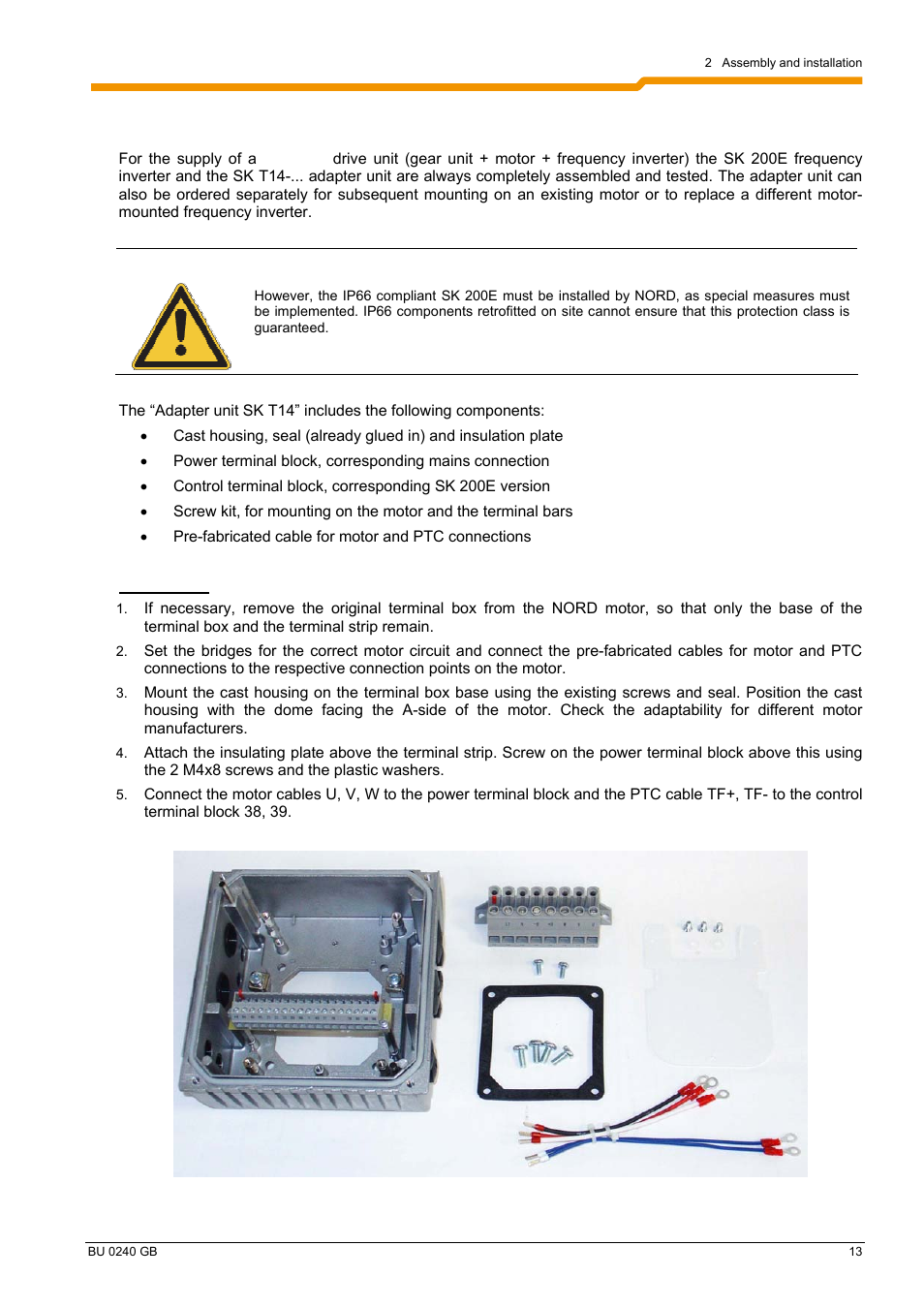 NORD Drivesystems BU0240 User Manual | Page 13 / 40