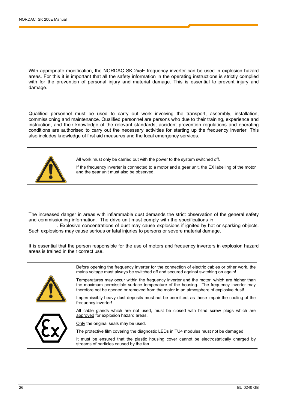 NORD Drivesystems BU0240 User Manual | Page 26 / 40