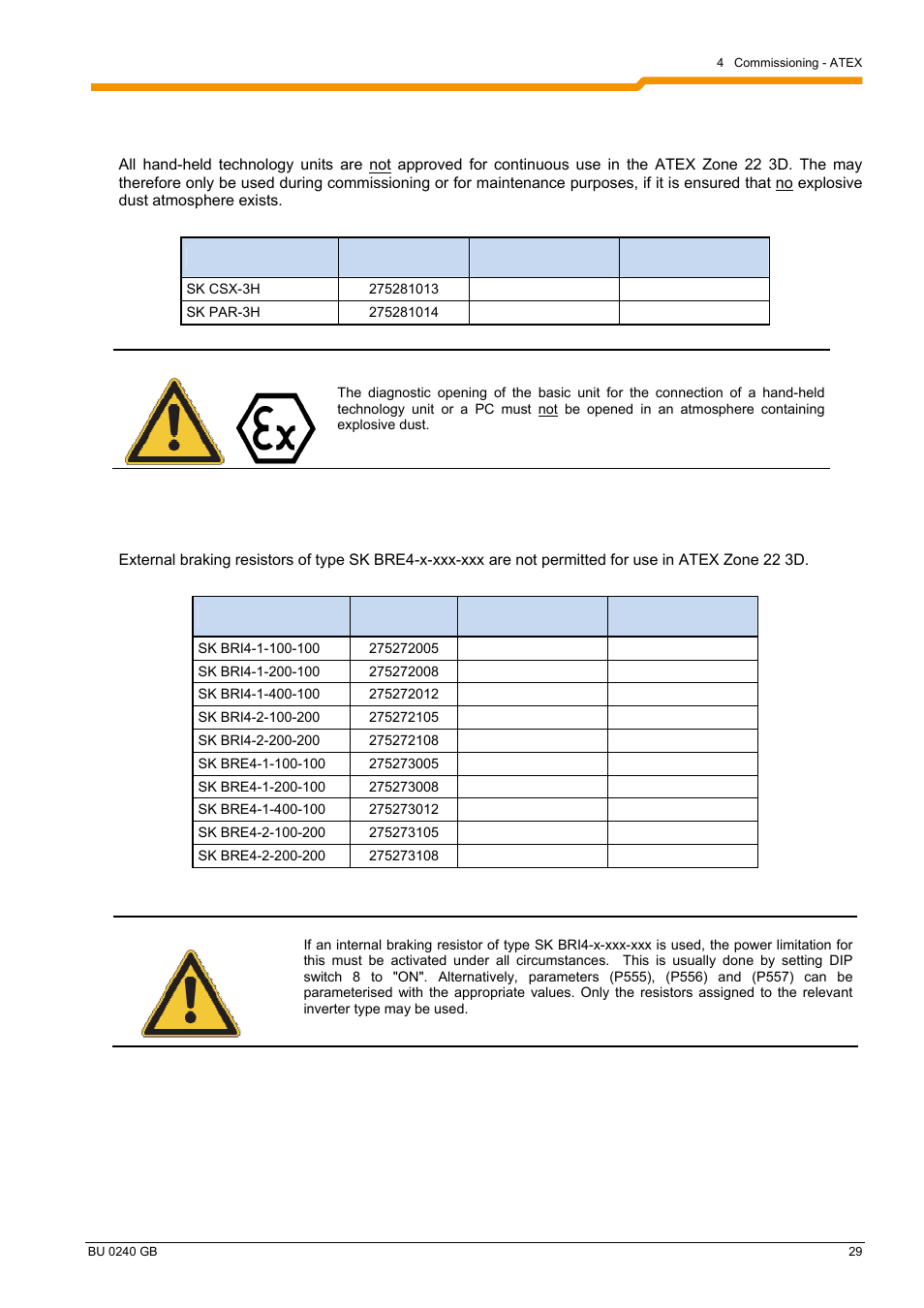 NORD Drivesystems BU0240 User Manual | Page 29 / 40