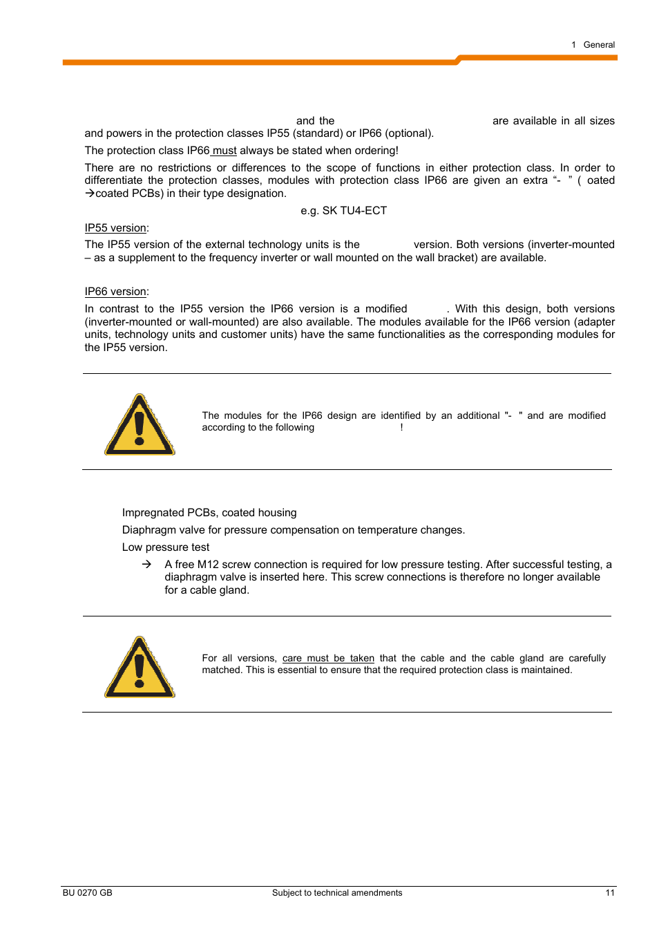 NORD Drivesystems BU0270 User Manual | Page 11 / 76