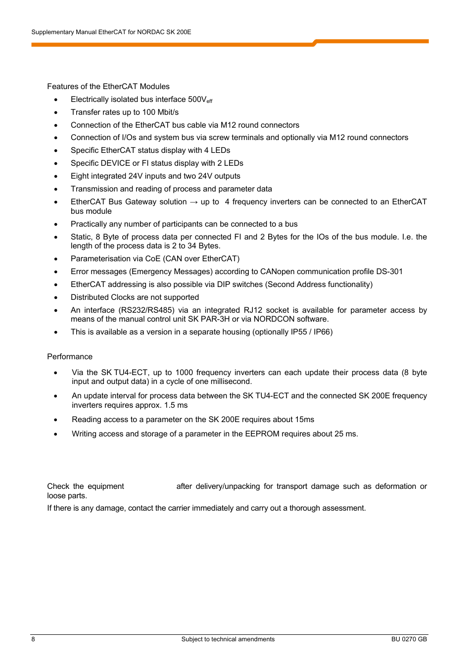 NORD Drivesystems BU0270 User Manual | Page 8 / 76