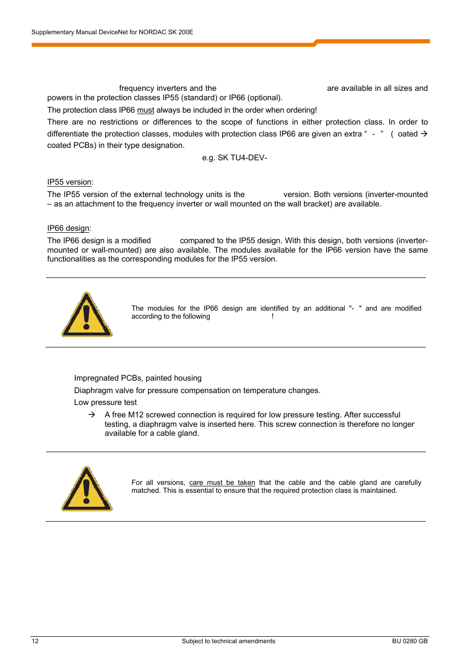 NORD Drivesystems BU0280 User Manual | Page 12 / 78