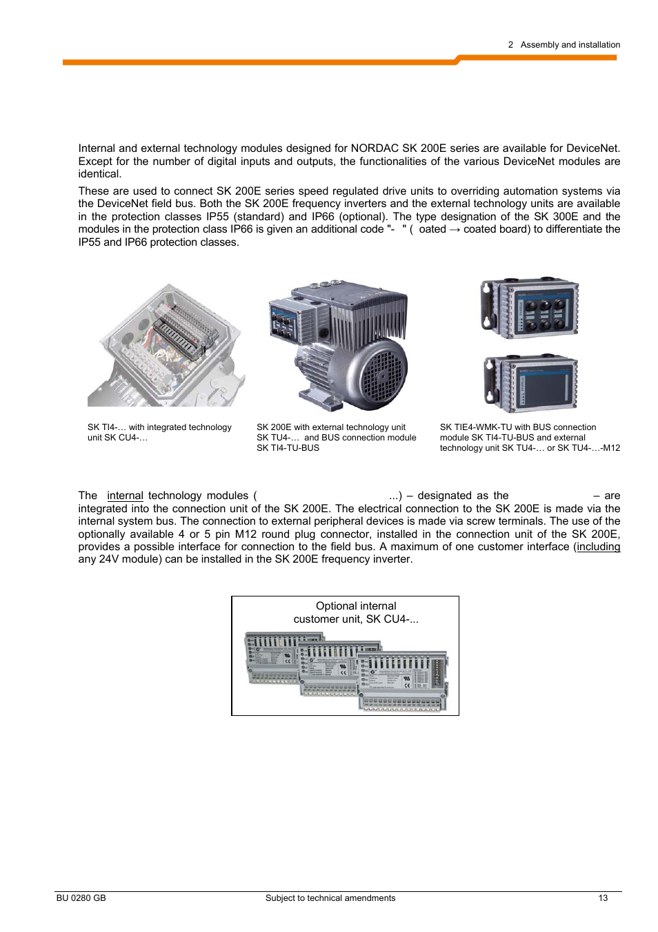 NORD Drivesystems BU0280 User Manual | Page 13 / 78