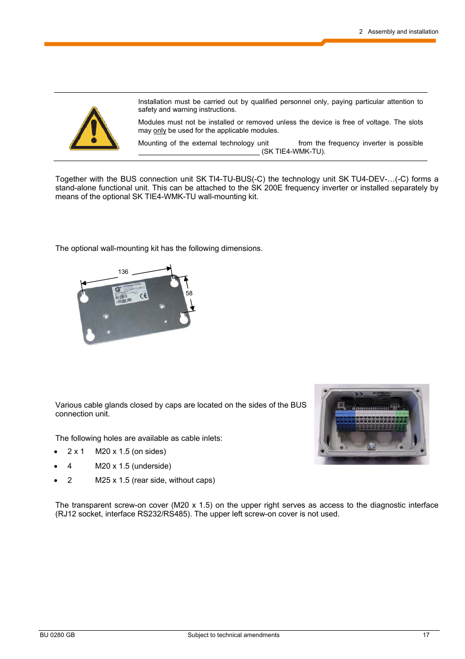 NORD Drivesystems BU0280 User Manual | Page 17 / 78