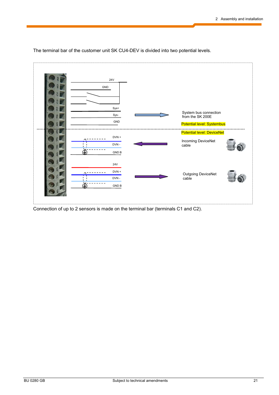 NORD Drivesystems BU0280 User Manual | Page 21 / 78