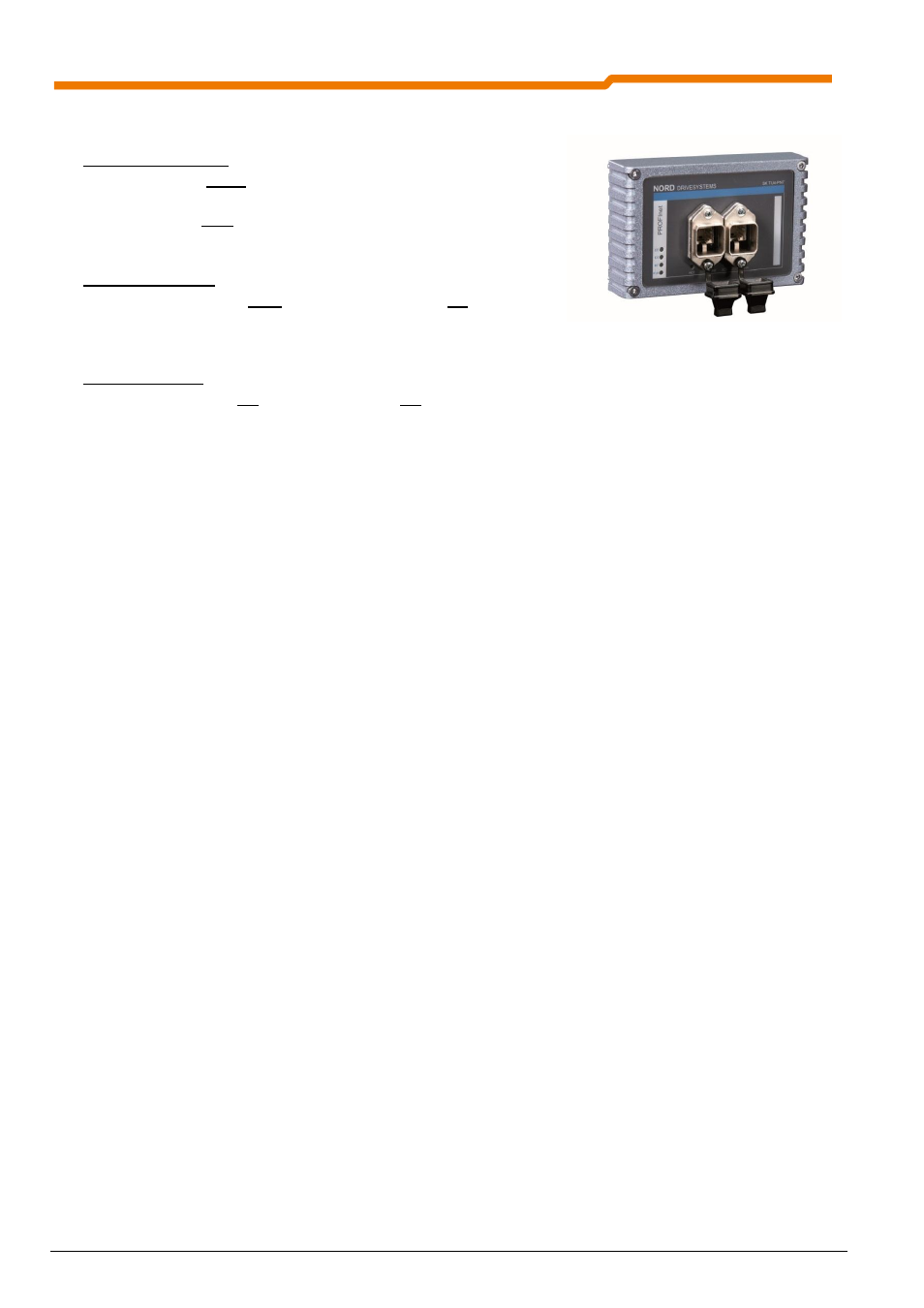 NORD Drivesystems BU0290 User Manual | Page 20 / 76