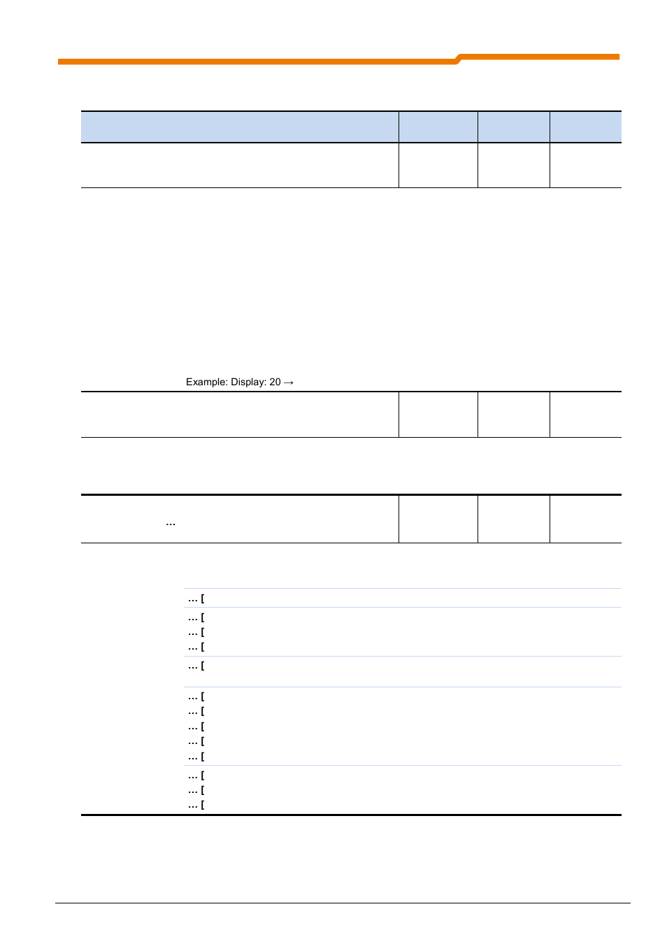 4 information parameters (p7xx) | NORD Drivesystems BU0290 User Manual | Page 53 / 76