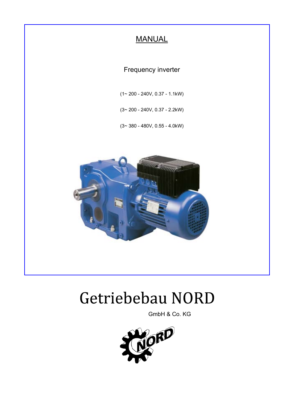 NORD Drivesystems BU0300 User Manual | 148 pages