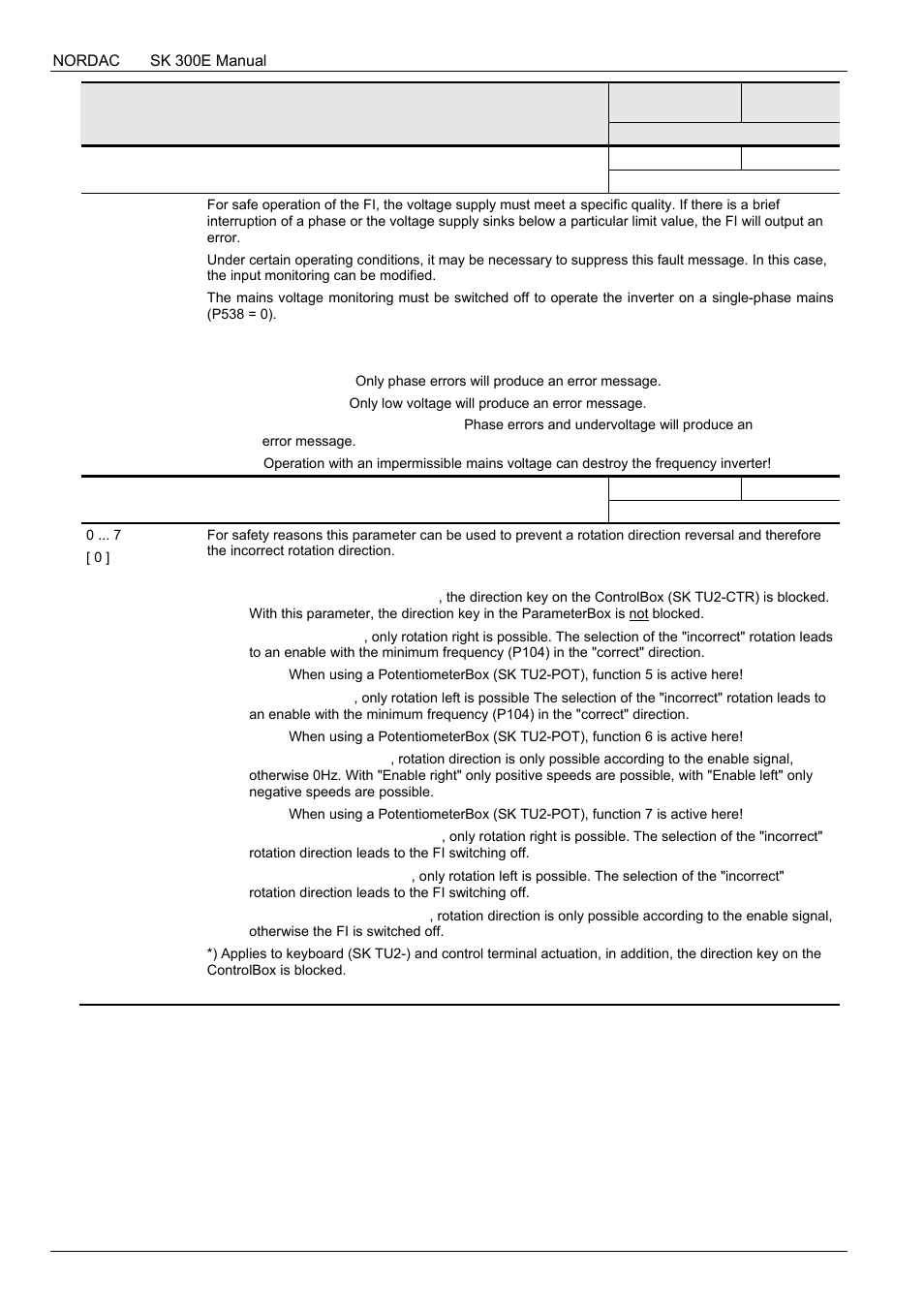 NORD Drivesystems BU0300 User Manual | Page 106 / 148