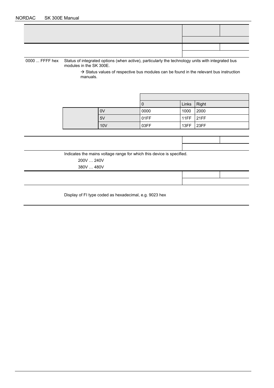 NORD Drivesystems BU0300 User Manual | Page 114 / 148