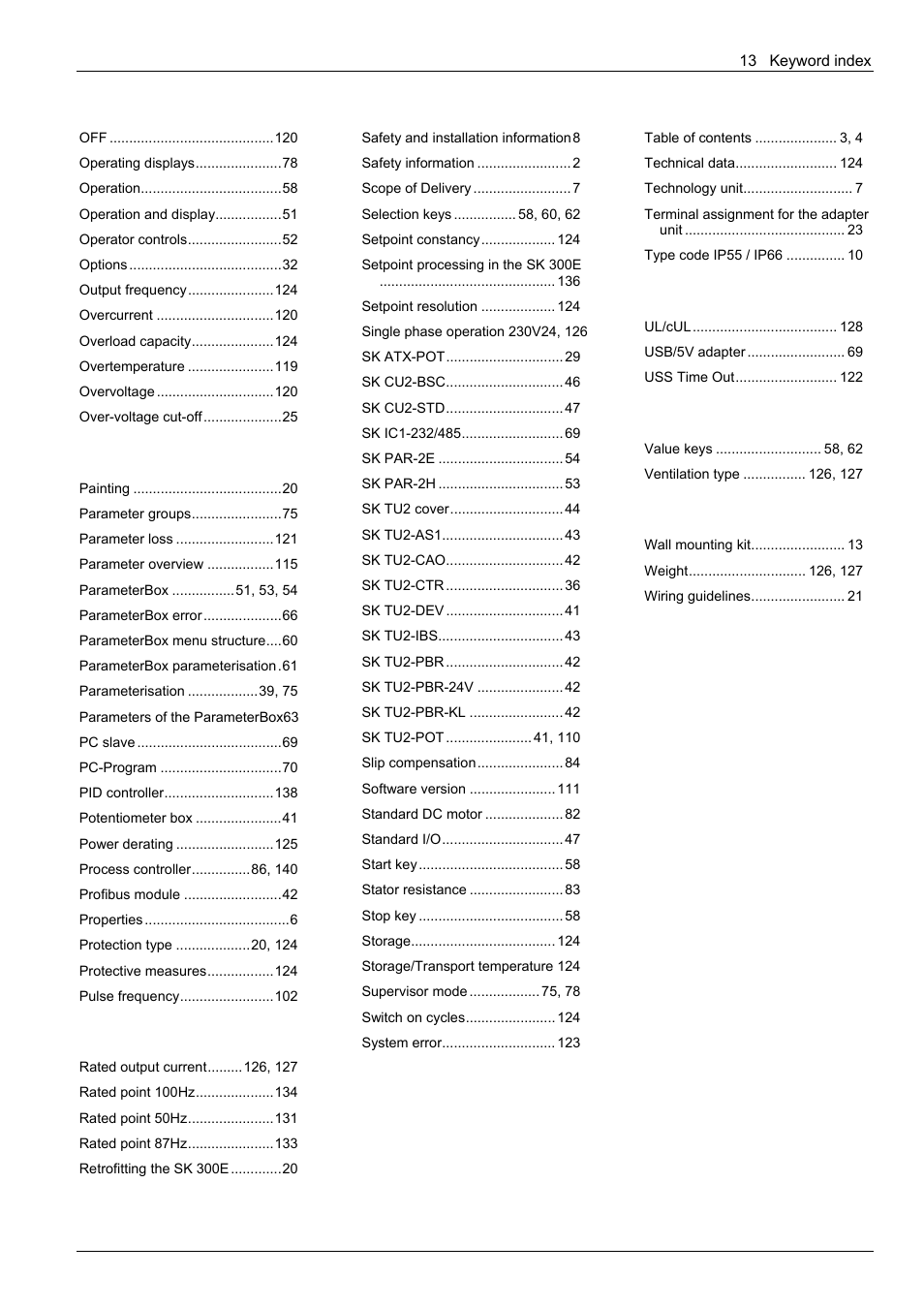 NORD Drivesystems BU0300 User Manual | Page 145 / 148