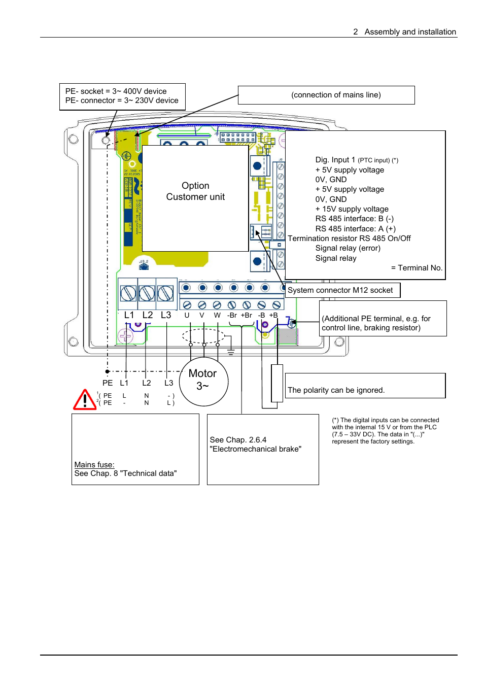 Motor 3 | NORD Drivesystems BU0300 User Manual | Page 23 / 148