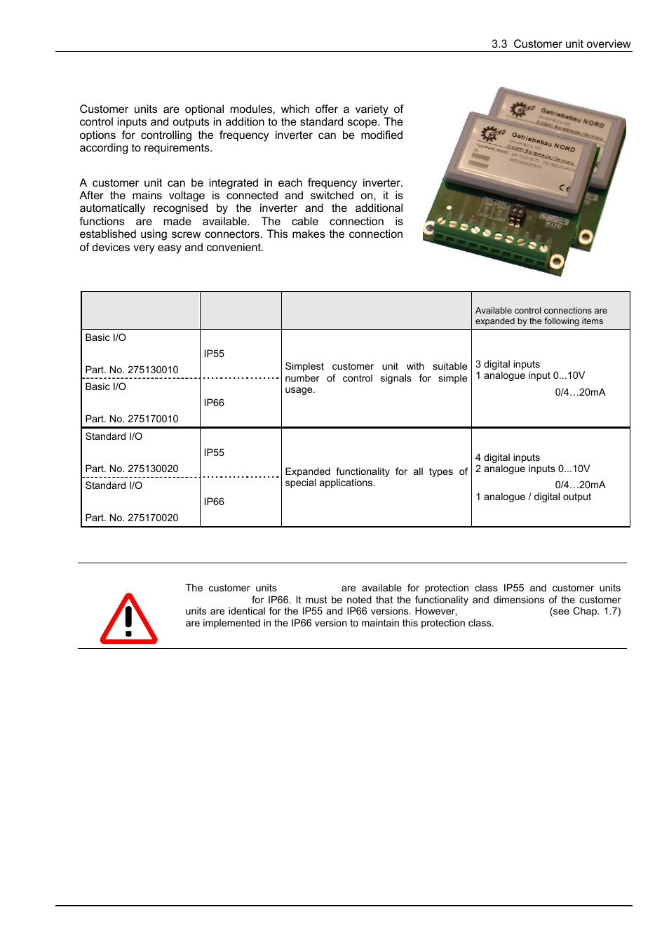 NORD Drivesystems BU0300 User Manual | Page 45 / 148