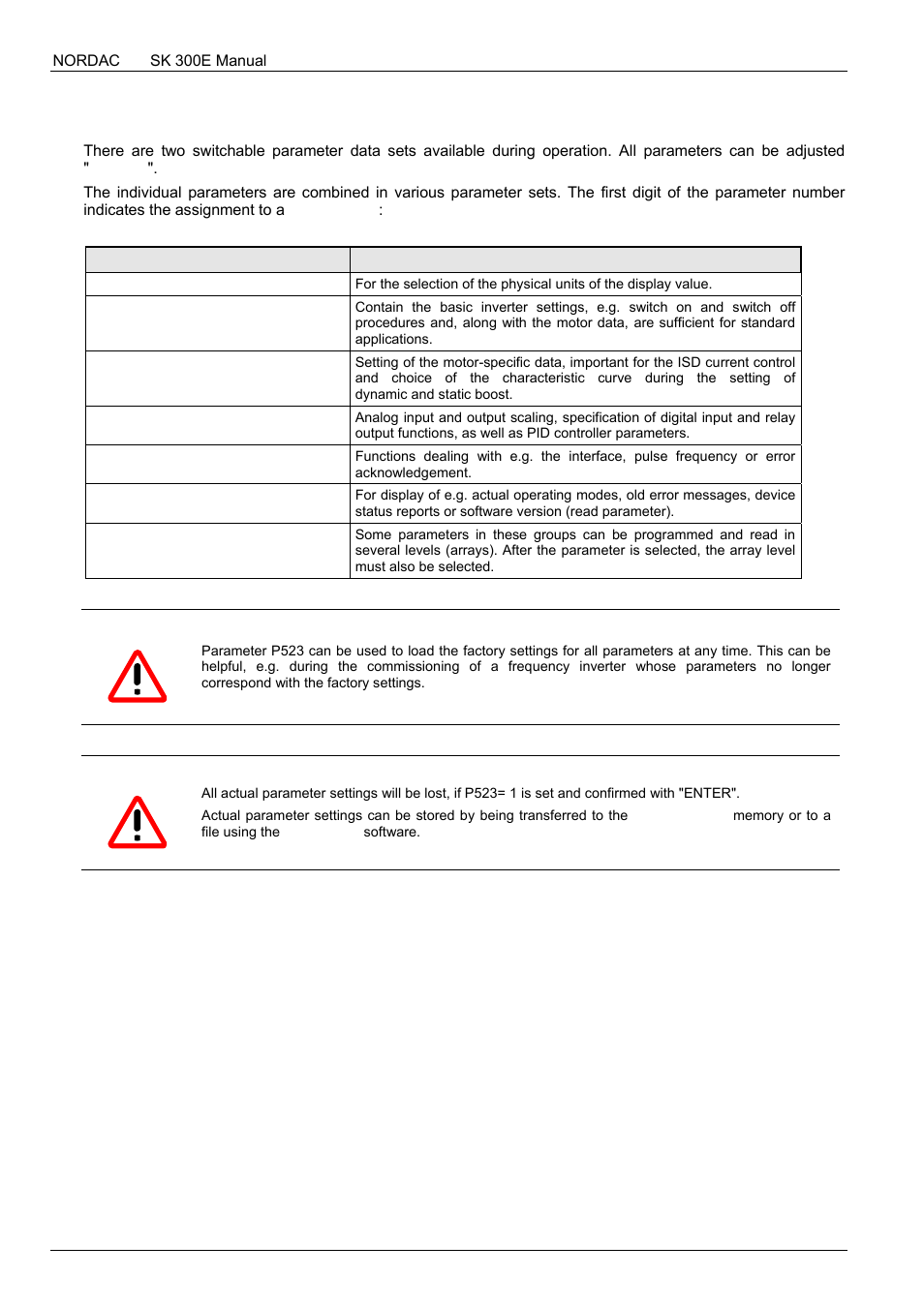 NORD Drivesystems BU0300 User Manual | Page 76 / 148