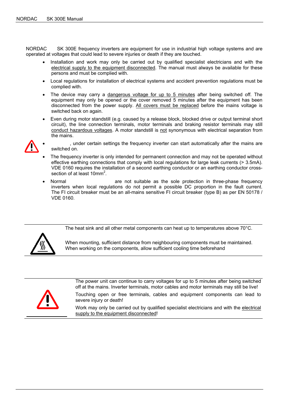 NORD Drivesystems BU0300 User Manual | Page 8 / 148