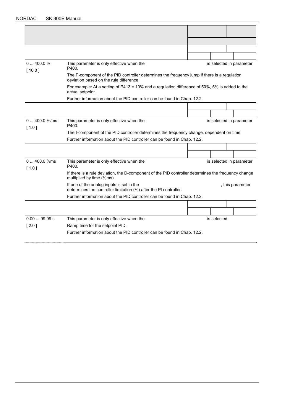 NORD Drivesystems BU0300 User Manual | Page 90 / 148