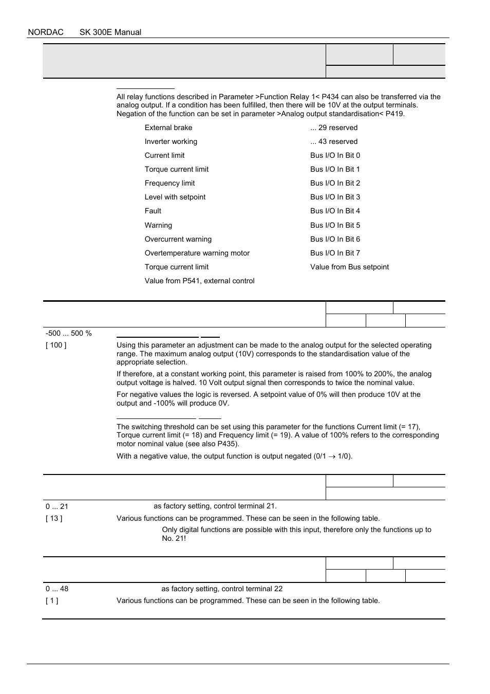 NORD Drivesystems BU0300 User Manual | Page 92 / 148