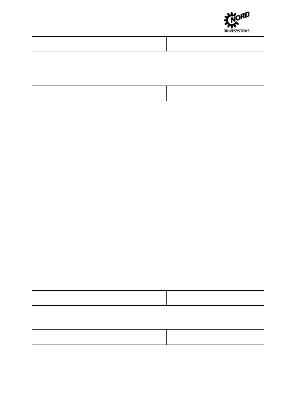 P545 actual bus value 3, P546 digital bus setpoint 1, P547 digital bus setpoint 2 | P548 digital bus setpoint 3 | NORD Drivesystems BU0500 User Manual | Page 126 / 180