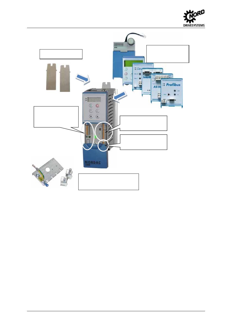 Fig. 1 sk 5xxe and accessories | NORD Drivesystems BU0500 User Manual | Page 20 / 180