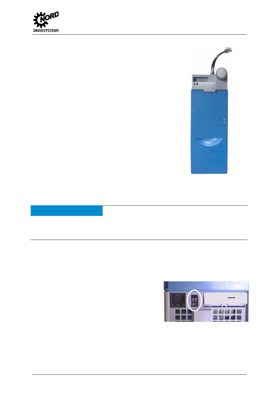 3 simplebox, sk csx-0, Features, Assembly | Connection, Simplebox, sk csx-0, Fig. 10 simplebox sk csx-0, Fig. 11 top side of fi with rj12 / rj45 connection, Notice, 3 displays and control, Parallel operation of control elements | NORD Drivesystems BU0500 User Manual | Page 65 / 180