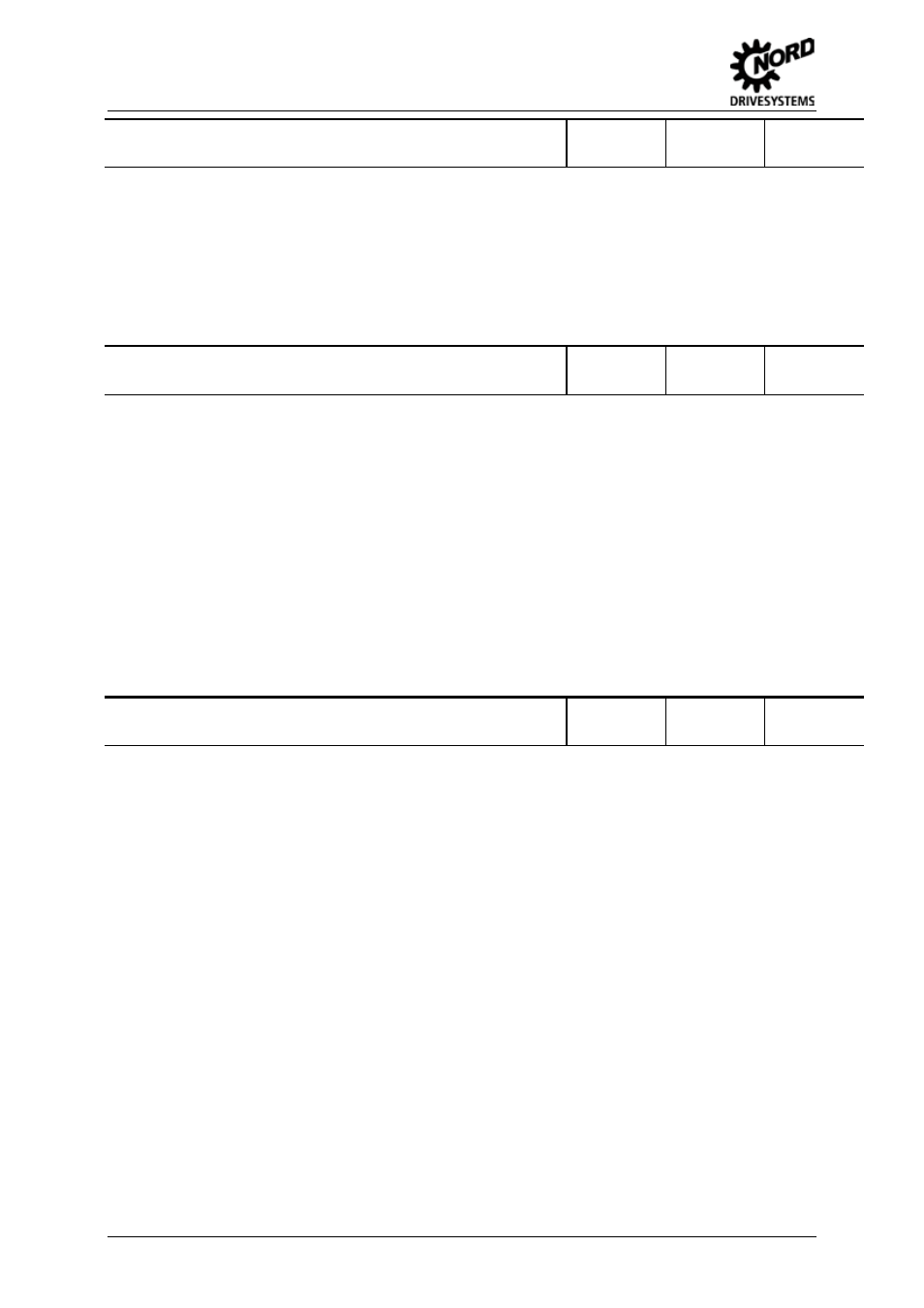 P101 copy parameter set, P102 acceleration time, P103 braking time | NORD Drivesystems BU0500 User Manual | Page 76 / 180