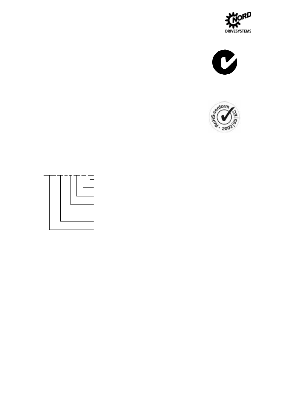 3 c-tick labelling - no. n 23134, 4 rohs compliant, 6 type codes / device versions | C-tick labelling - no. n 23134, Rohs compliant, Type codes / device versions | NORD Drivesystems BU0505 User Manual | Page 18 / 188