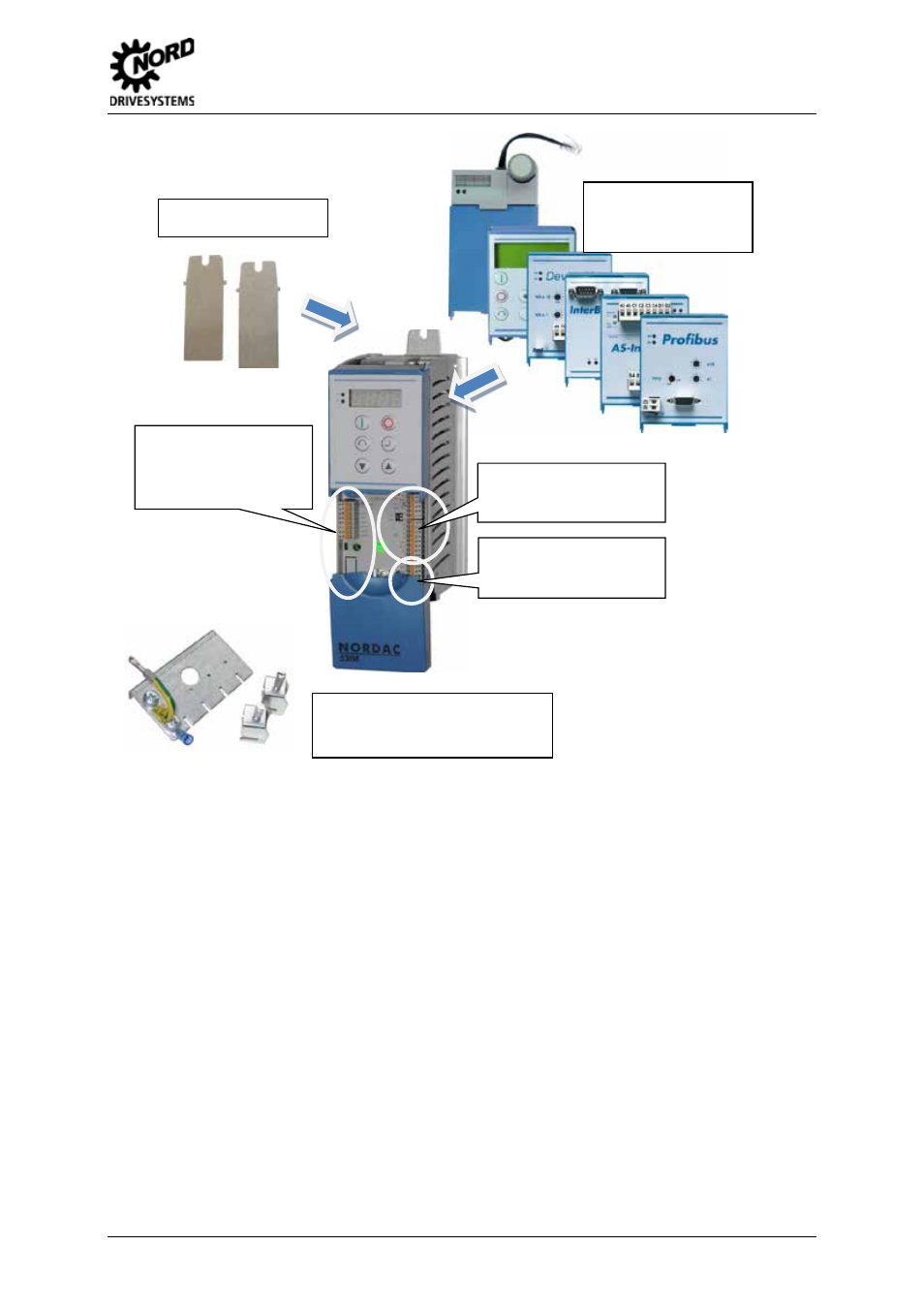 Fig. 1 sk 5xxe and accessories, 1 general | NORD Drivesystems BU0505 User Manual | Page 19 / 188