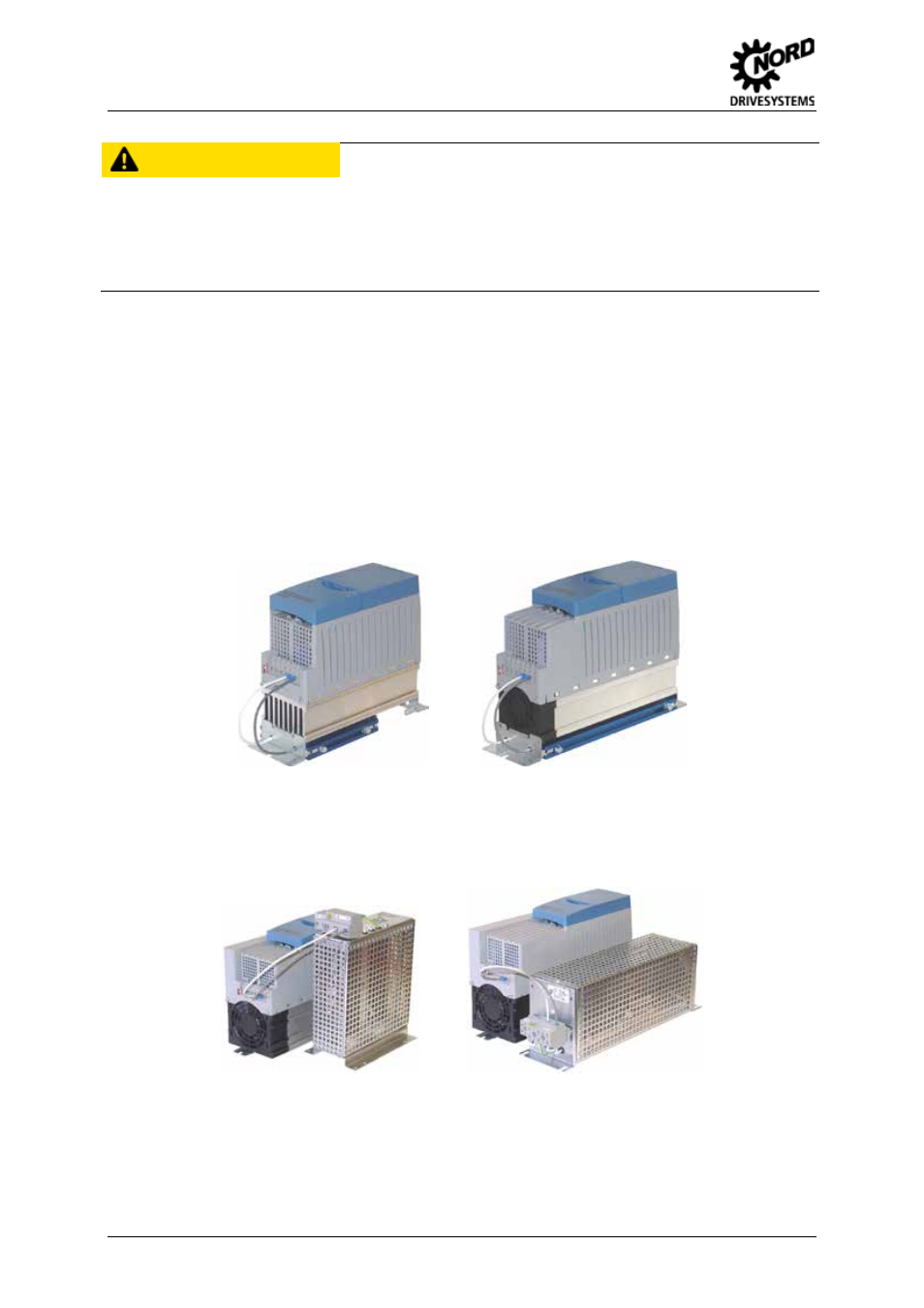 6 brake resistor (br), Brake resistor (br), Caution | Danger of burns | NORD Drivesystems BU0505 User Manual | Page 28 / 188