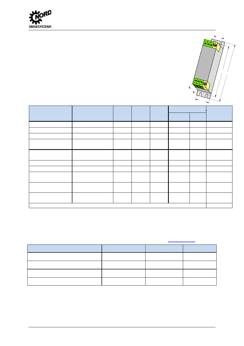 Mains filter sk hld (above size 5), Voltage limitation filter sk cif, Table 16: mains filter hld | Table 17: mains filter sk cif, 2 assembly and installation | NORD Drivesystems BU0505 User Manual | Page 37 / 188