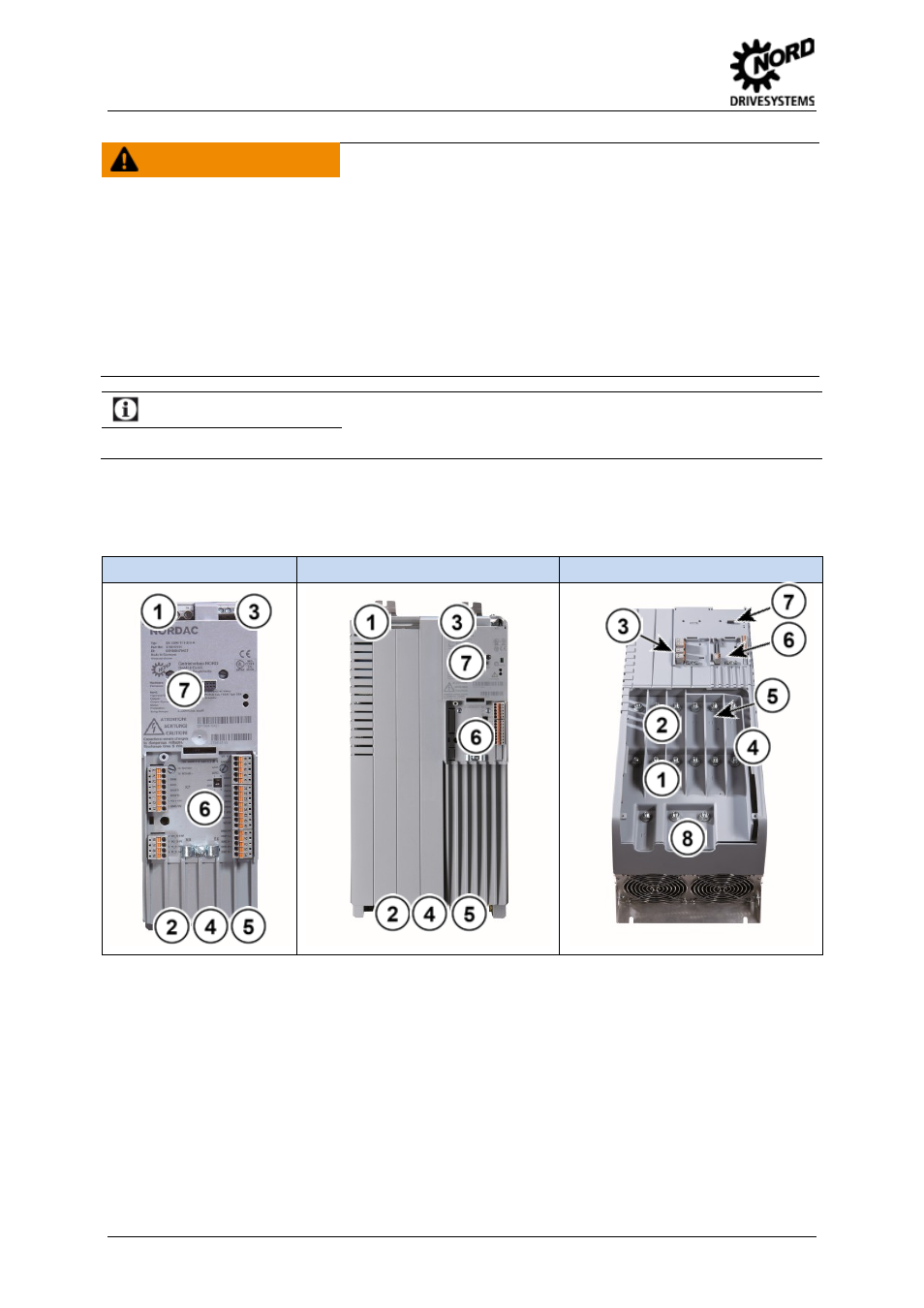 10 electrical connections, Electrical connections, Warning | Thermistor | NORD Drivesystems BU0505 User Manual | Page 38 / 188