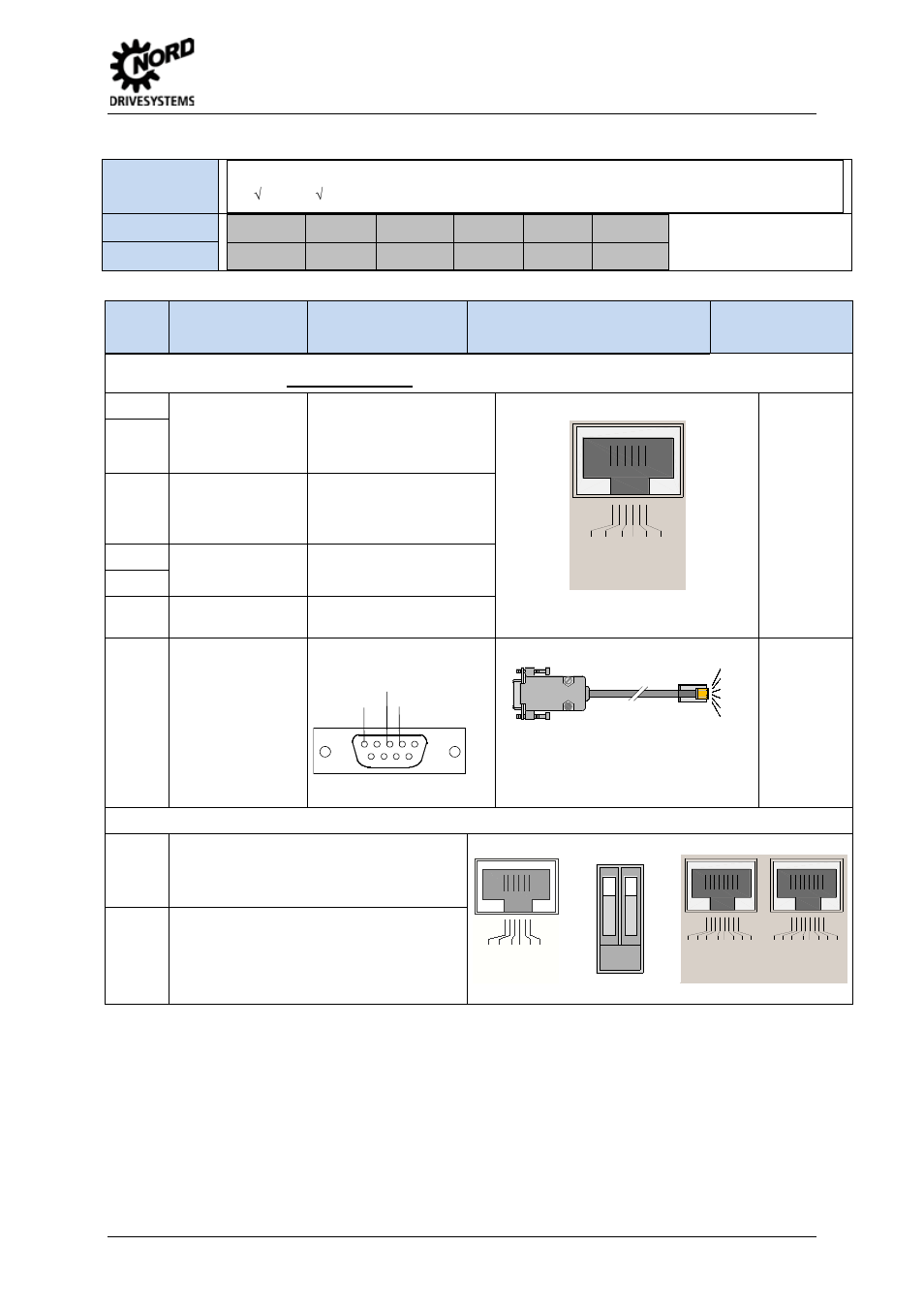 Plug connector block x11 – rs485 / rs232, 2 assembly and installation | NORD Drivesystems BU0505 User Manual | Page 57 / 188