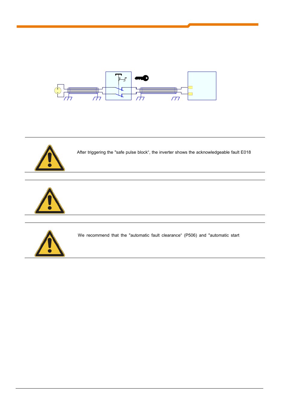 3 simple restart block, Simple restart block | NORD Drivesystems BU0530 User Manual | Page 26 / 56