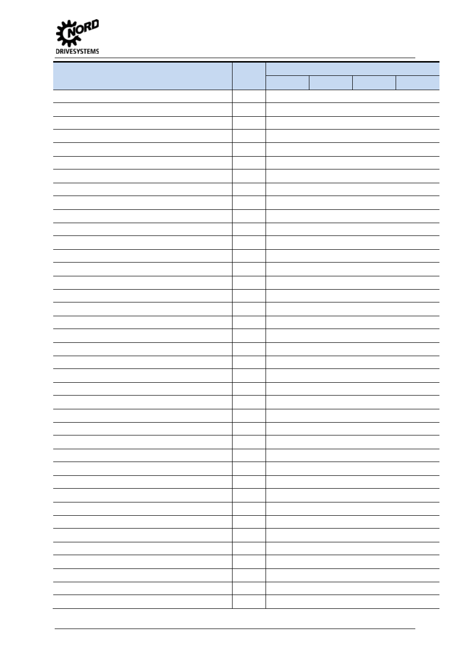5 parameters | NORD Drivesystems BU0540 User Manual | Page 43 / 64