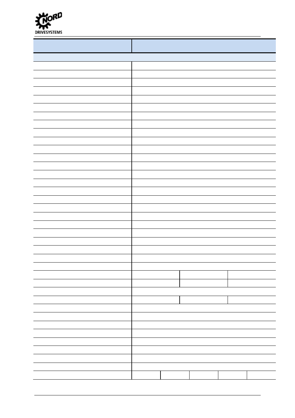 5 parameters | NORD Drivesystems BU0540 User Manual | Page 49 / 64