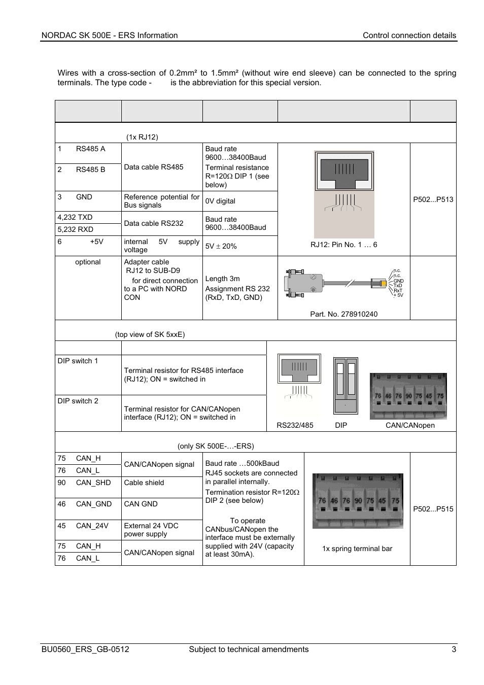 NORD Drivesystems BU0560 User Manual | Page 3 / 4