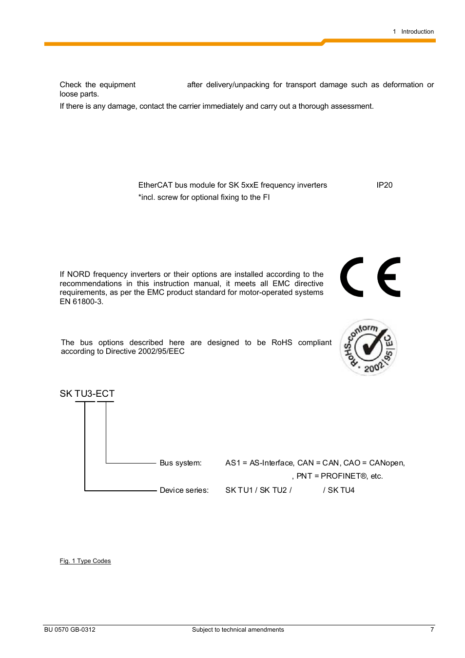 NORD Drivesystems BU0570 User Manual | Page 7 / 44