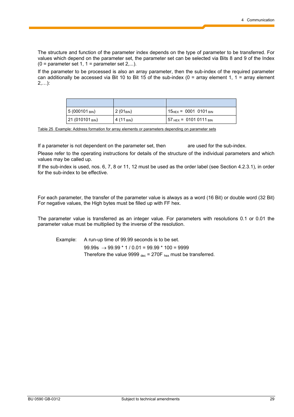 NORD Drivesystems BU0590 User Manual | Page 29 / 48