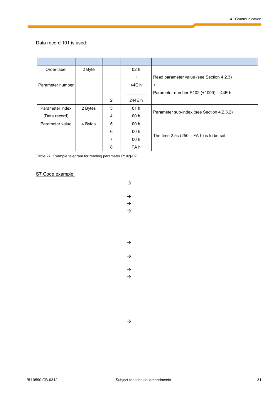 NORD Drivesystems BU0590 User Manual | Page 31 / 48