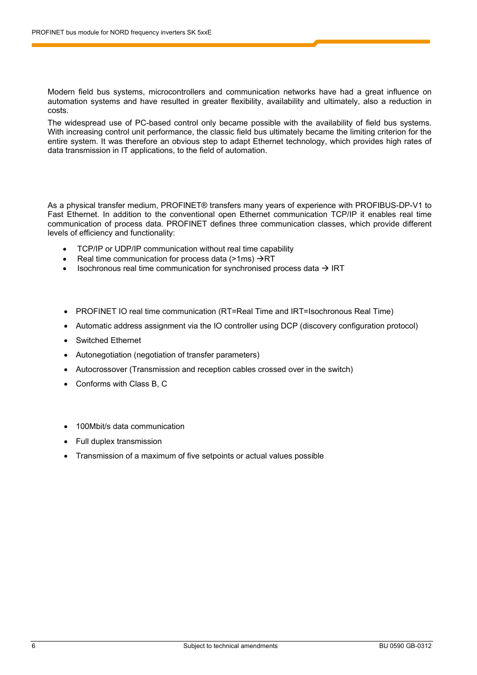 1 introduction 1.1 general information, 2 the bus system | NORD Drivesystems BU0590 User Manual | Page 6 / 48