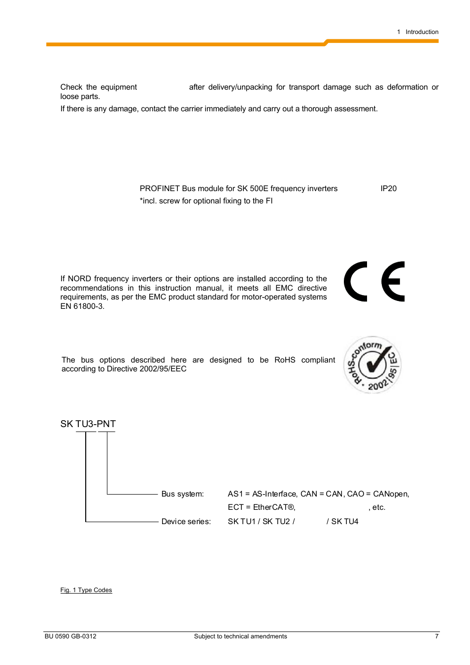 NORD Drivesystems BU0590 User Manual | Page 7 / 48