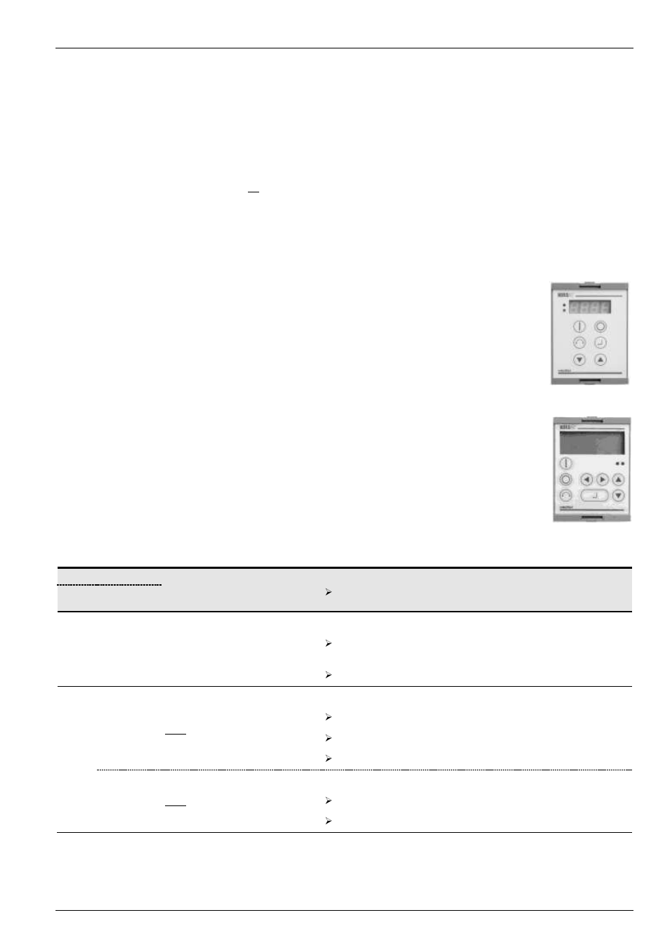6 error messages, 1 controlbox displays (option), 2 parameterbox displays (option) | Table of possible error messages | NORD Drivesystems BU0700 User Manual | Page 109 / 131