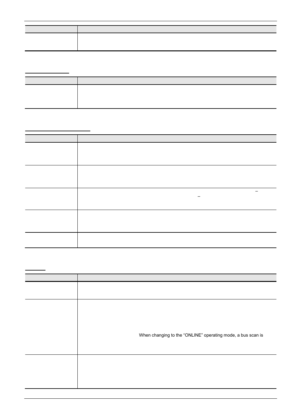 P1005, P1101, P1201 | P1202, P1203, P1204, P1205, P1301, P1302, P1303 | NORD Drivesystems BU0700 User Manual | Page 29 / 131