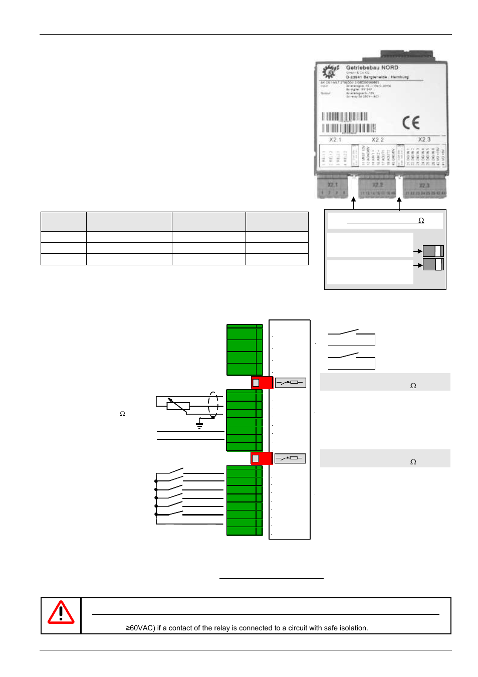 3 multi i/o | NORD Drivesystems BU0700 User Manual | Page 47 / 131