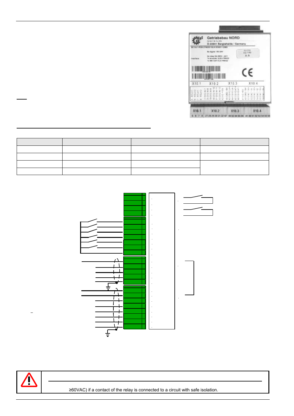 1 posicon i/o | NORD Drivesystems BU0700 User Manual | Page 54 / 131