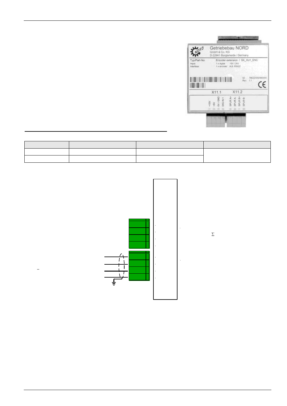 2 encoder i/o | NORD Drivesystems BU0700 User Manual | Page 55 / 131