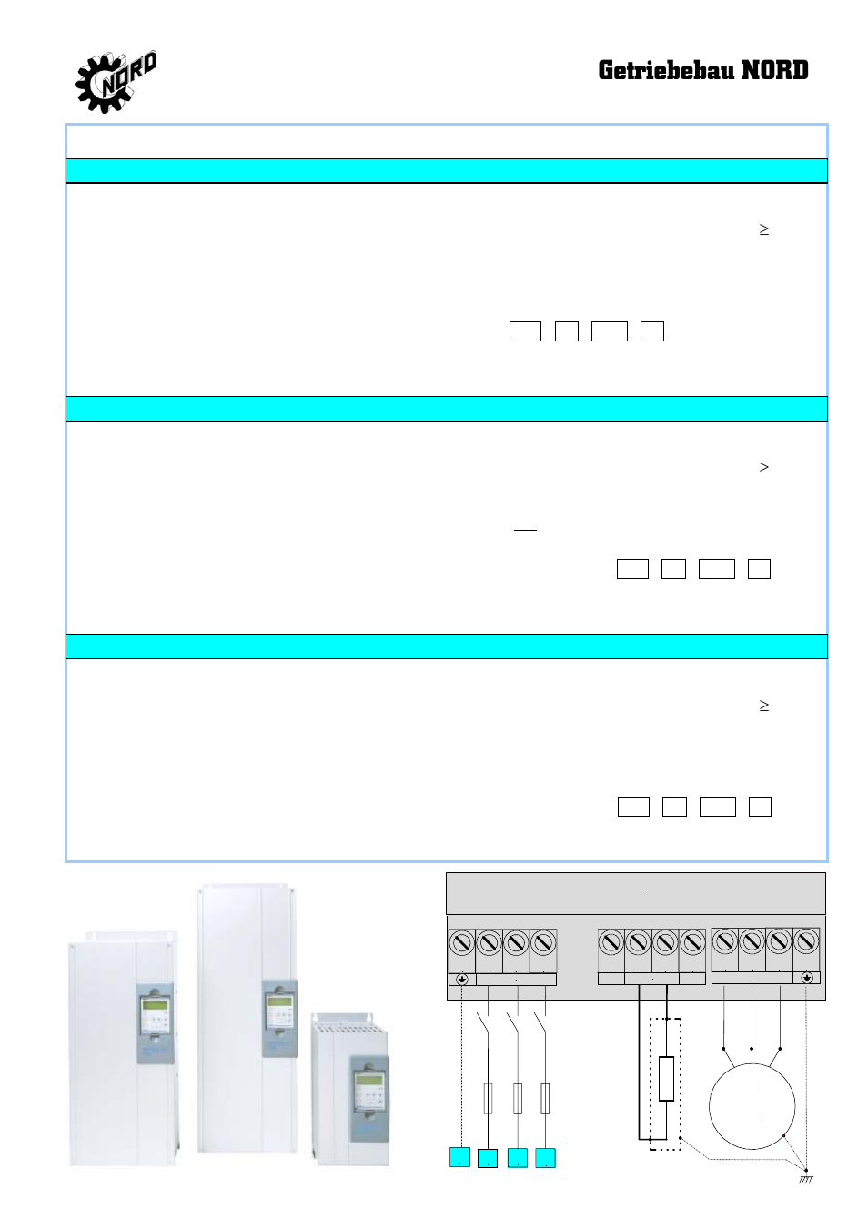 NORD Drivesystems BU0701 User Manual | 1 page